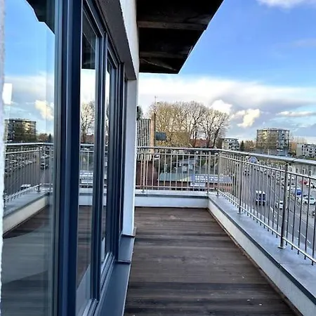 Modernes Penthouse Mit Terrasse Am Stader Hafen Appartamento